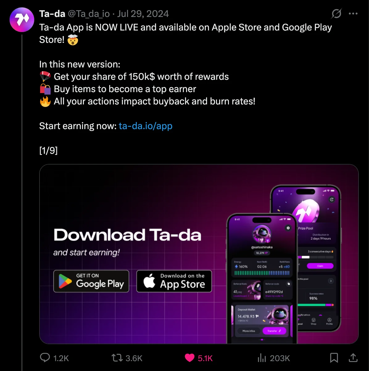 The post announcing the end of the public beta. Notice great engagement and views!
