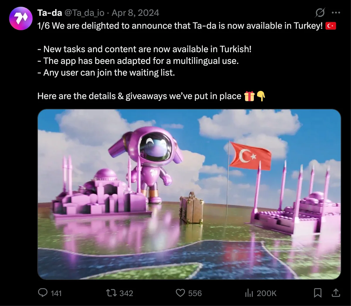 The announcing video of the Turkish launch. A great success!